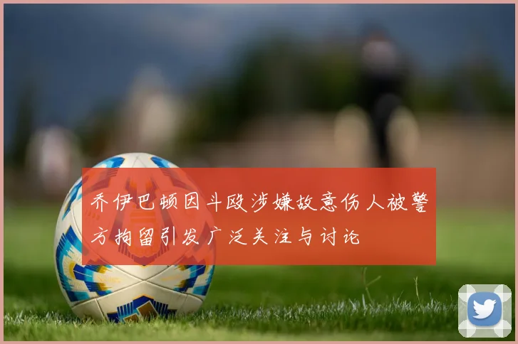 乔伊巴顿因斗殴涉嫌故意伤人被警方拘留引发广泛关注与讨论