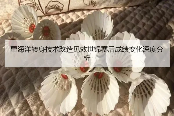 覃海洋转身技术改造见效世锦赛后成绩变化深度分析